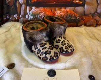 Les Hélène 9 WOMEN'S recycled fur indoor moccasin