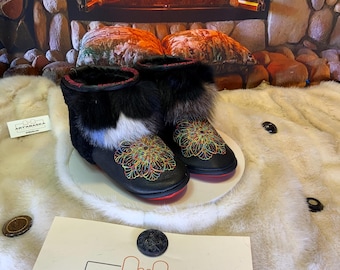 Judith 7 Women's Recycled Fur Indoor Moccasin