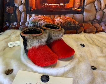 Les Brigitte 7 WOMEN'S recycled fur indoor moccasin