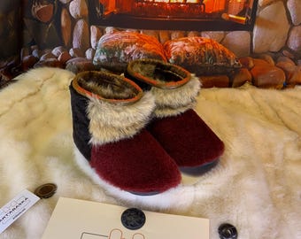 Les Simone 9 WOMEN'S recycled fur indoor moccasin