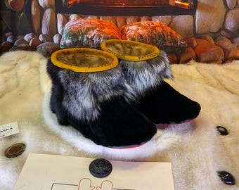 Janine 10 Men's Recycled Fur Indoor Moccasin