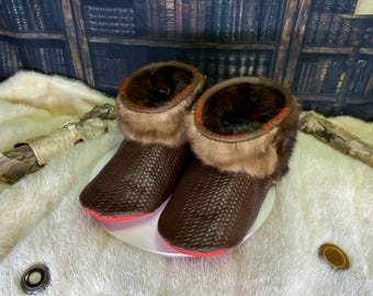 Men's Claudine 12 recycled fur indoor moccasin