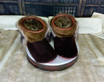 Size 10 US slippers for MEN in recycled fur the Joanne