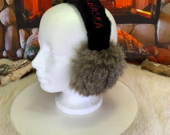 Natural Opossum Edition Recycled Fur Earmuffs