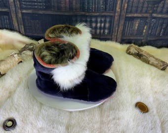 Les Elisabeth 7 WOMEN'S recycled fur indoor moccasin