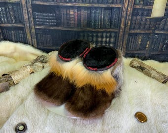Rolande 10 WOMEN'S recycled fur indoor moccasin