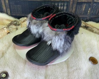 Les Fernande 10 Men's Recycled Fur Indoor Moccasin
