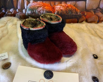 Les Violette 7 Women's Recycled Fur Indoor Moccasin