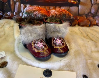 Les Françoise 7 WOMEN'S recycled fur indoor moccasin