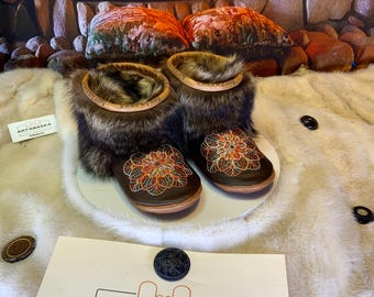 Les Murielle 6 WOMEN'S recycled fur indoor moccasin