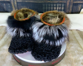 Nicole Men's Size 10 US Recycled Fur Slippers