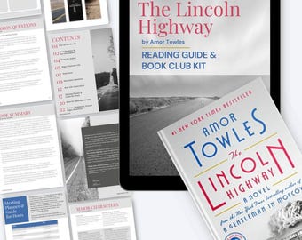 The Lincoln Highway by Amor Towles Book Club Guide, Discussion Questions, and Meeting Planner