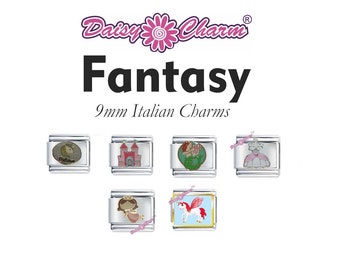 Fantasy Italian charms by Daisy Charm - compatible with 9mm modular charm bracelet