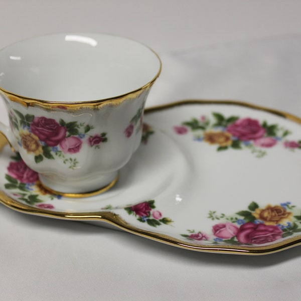 Pink Rose Tea Set Etsy