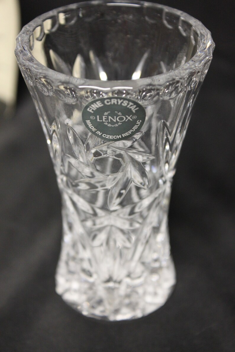 4 Flower Vase Lenox Crystal Star Vase by LENOX Etsy