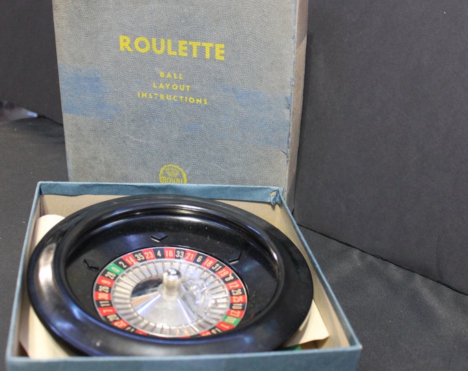 Royal Brand Roulette Wheel With Ball Rules and Felt. in Original Box 8 ...