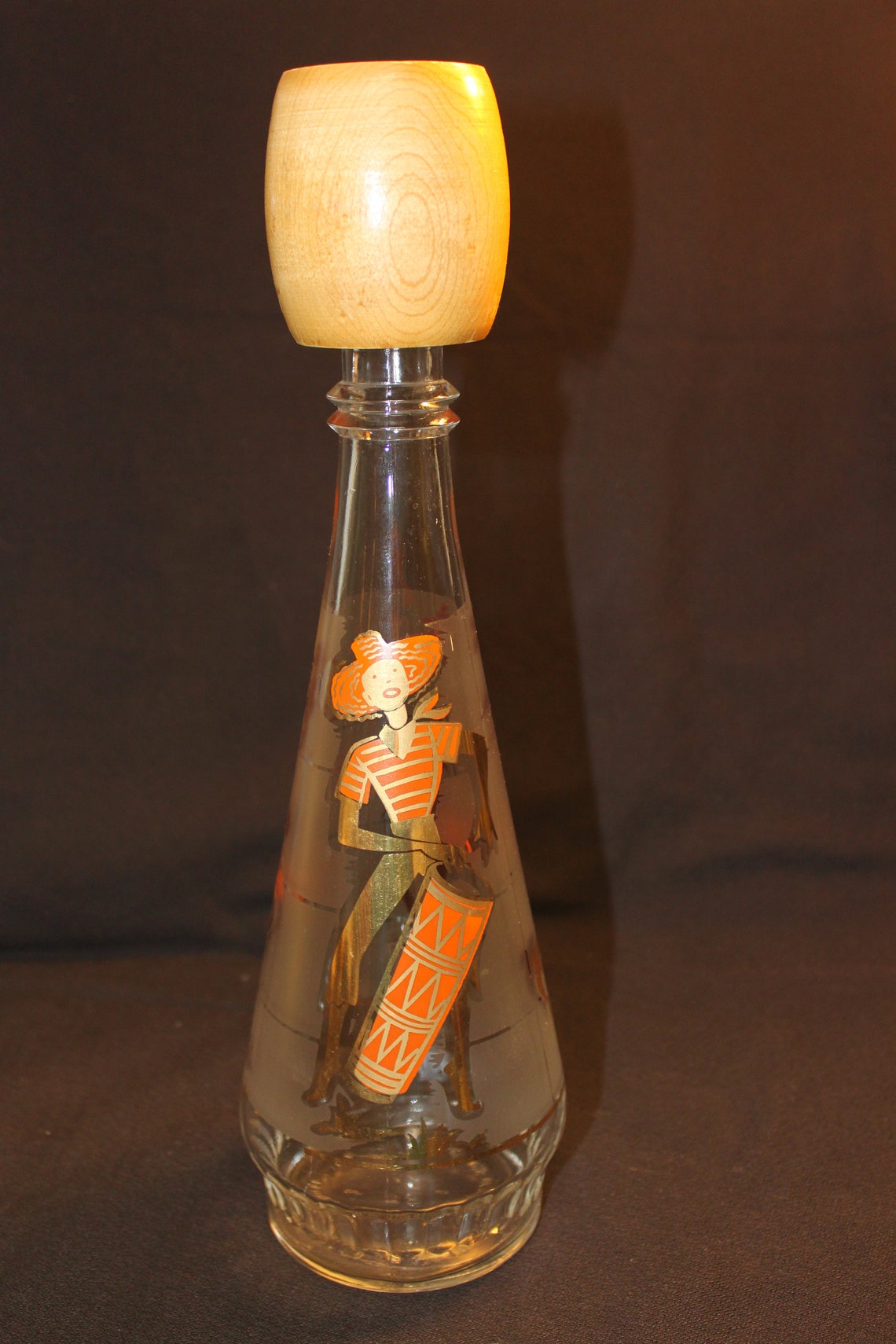 Vintage Arrow Blackberry Brandy Bottle. 1950's Frosted Etsy