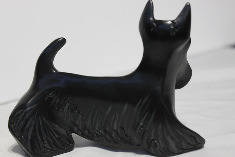 Vintage Lynda Pleet Scottish Terrier DOG FIGURINE Etsy