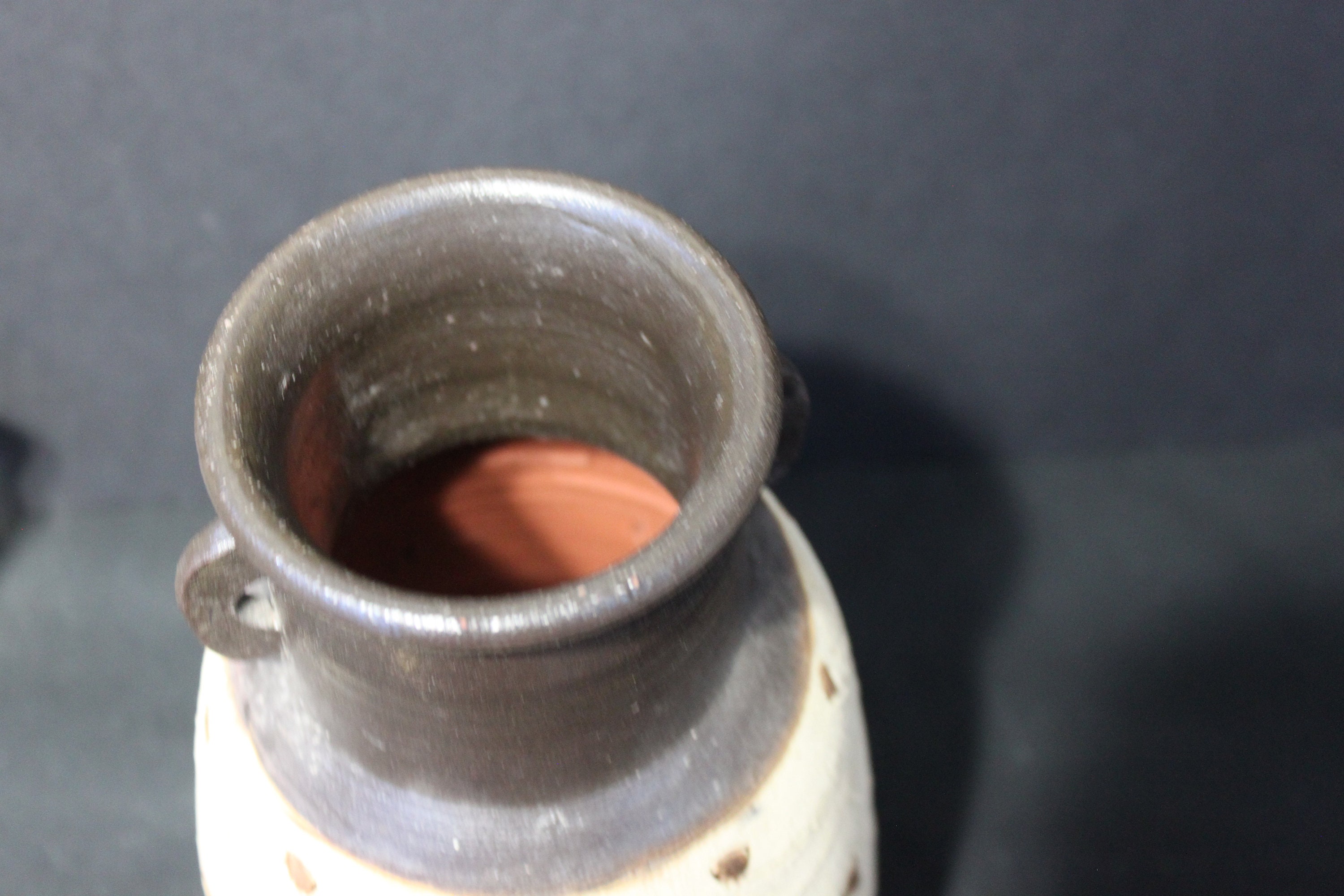 Vietnamese Red River Pottery 10 Fish Vase Rustic Etsy