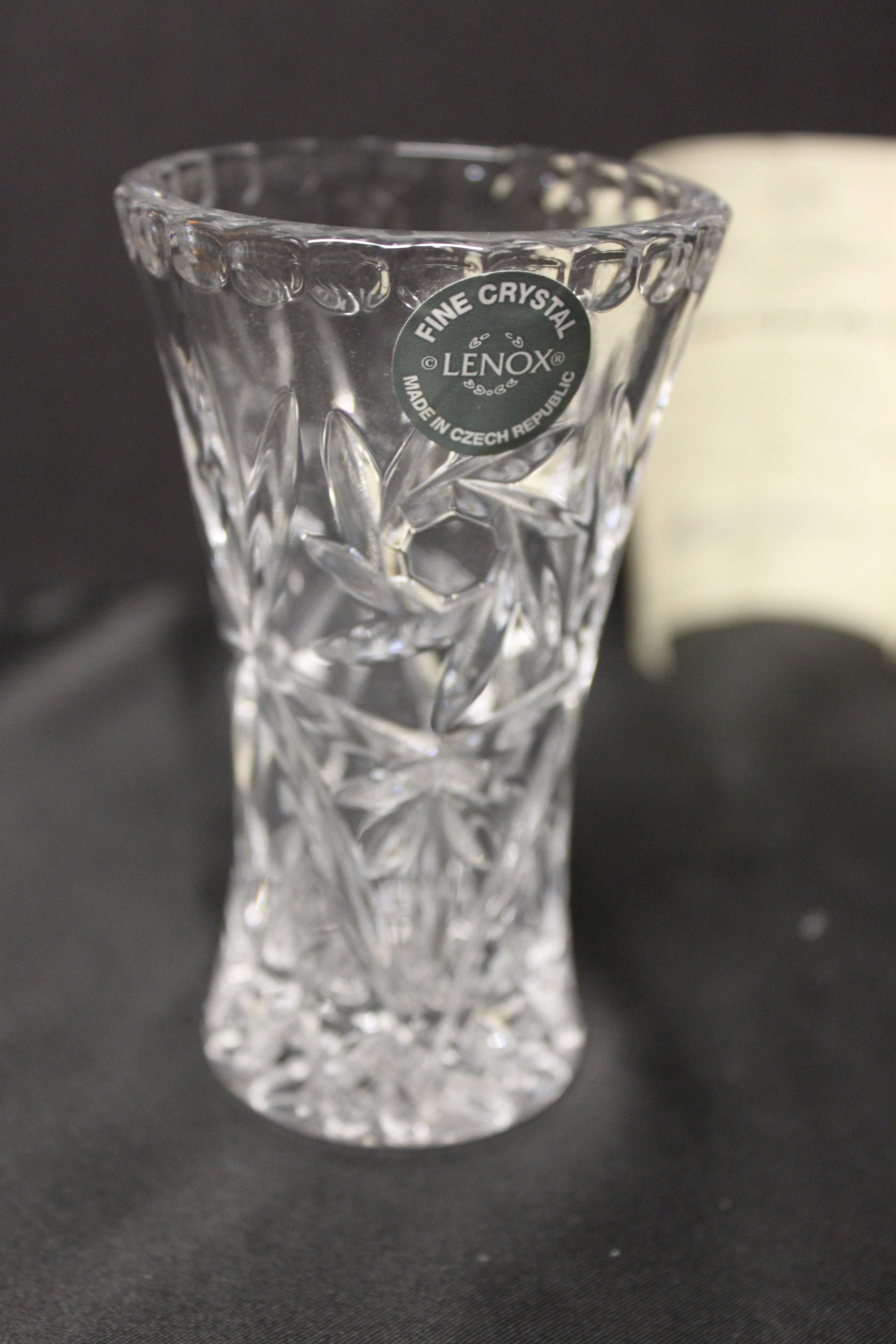 4 Flower Vase Lenox Crystal Star Vase by LENOX Etsy