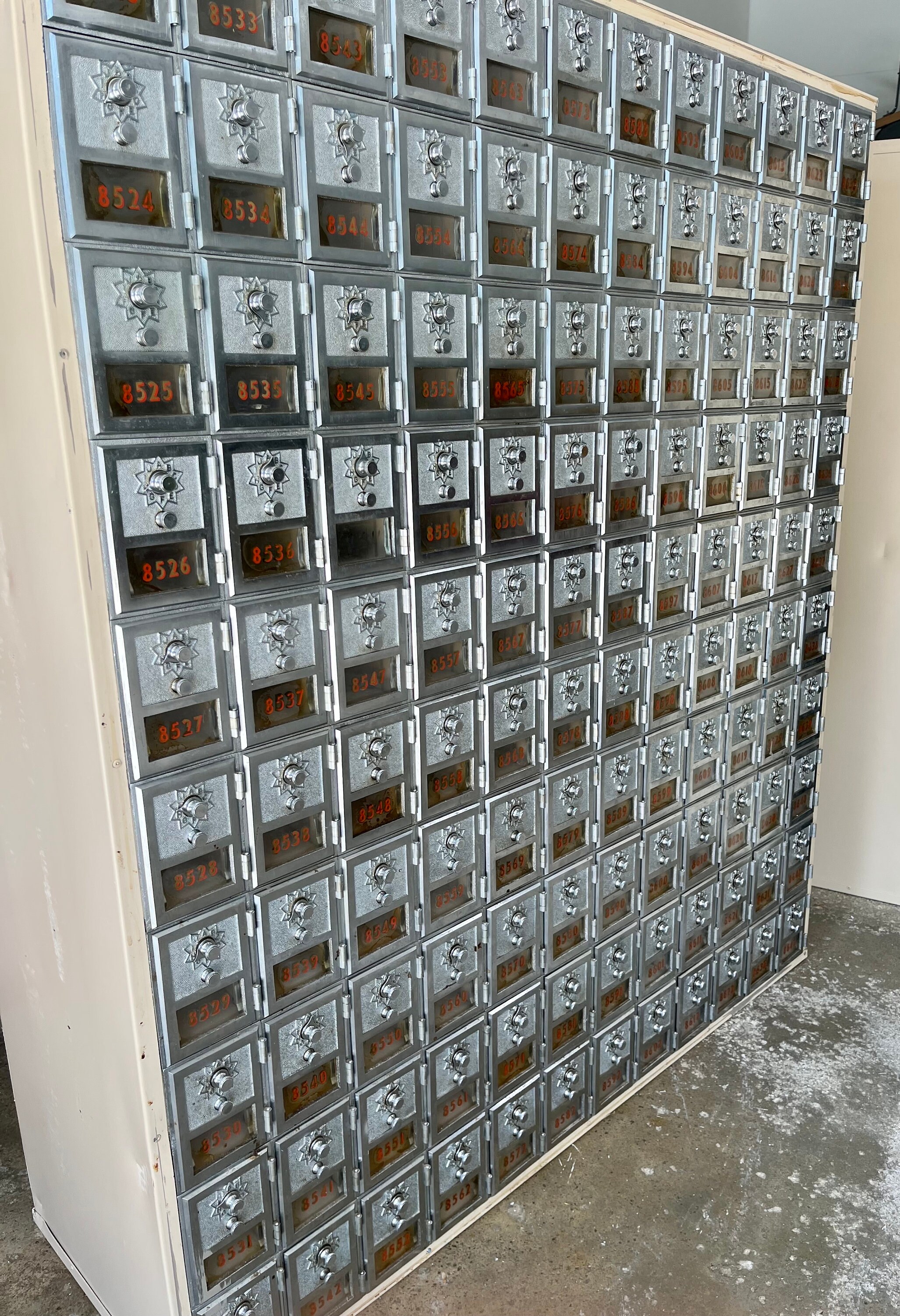 Special Listing Vintage Brass USPS PO Mailbox Unit 2 Available in Total