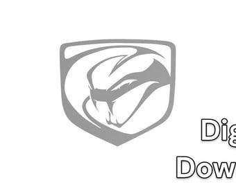 Logotipo de Viper Stryker DXF PNG para serigrafía de plasma con chorro de agua y láser