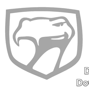 Viper Sneaky Pete Logo DXF PNG for laser waterjet plasma