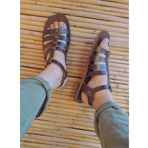 UNİSEX Men Women Fashion Stylish leather sandal Summer Gladiator ,Barefoot Sandals for Gothic,hippian sandal gift for her , gift for him