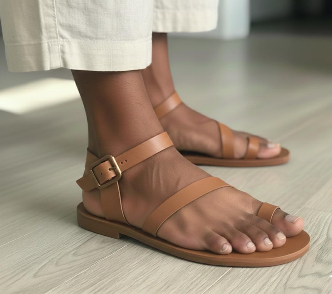 Handmade Leather Fisherman Sandals – Minimalist Artisan Summer