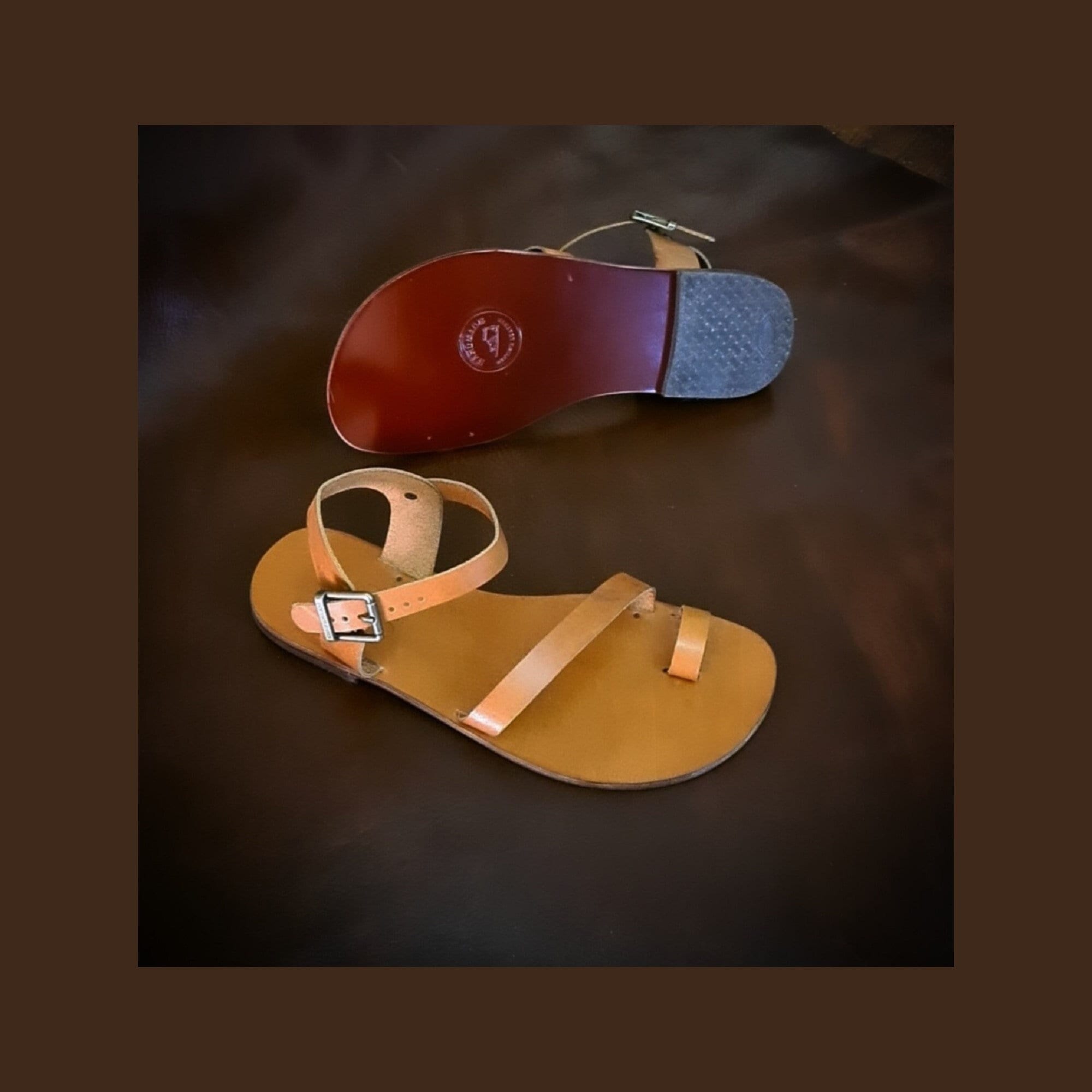 Handmade Leather Barefoot Sandals: Summer Hippie Style