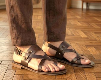 Handmade Leather Fisherman Sandals – Minimalist Artisan Summer Style