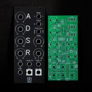 Eurorack ADSR Envelope Generator DIY V2 ElectricDruid EnvGen8 PCB + Front Panel