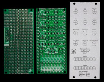 Prototipos de PCB y paneles de aluminio Eurorack DIY