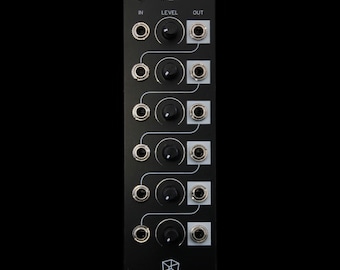 CubuSynth - 6xLevel - Eurorack Passive Attenuator + Mult