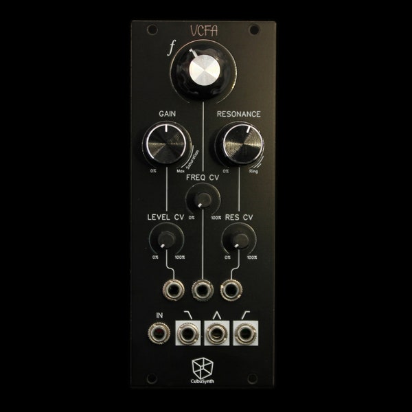 CubuSynth VCFA - Multimode Voltage Controlled Filter & Amplifier
