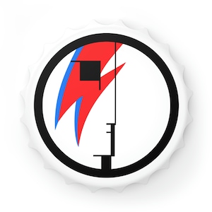 Apribottiglie Bauhaus Ziggy Stardust David Bowie Punk Goth Glam