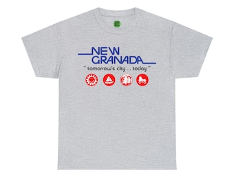 Over The Edge New Granada Cult Film Punk Rock Unisex Heavy Cotton Tee