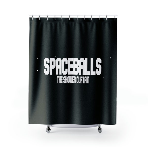Spaceballs The Shower Curtain Mel Brooks Comedy Star Wars Funny John Candy Cult Movie Shower Curtains