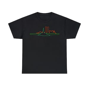 Escape from New York City Skyline John Carpenter Kurt Russell Cult Movie Tee