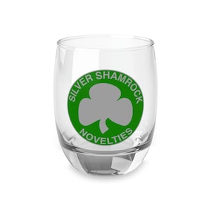 Silver Shamrock Nieuwigheden Halloween 3 Seizoen van de Heks Horror Cultfilm John Carpenter Whiskey Glass