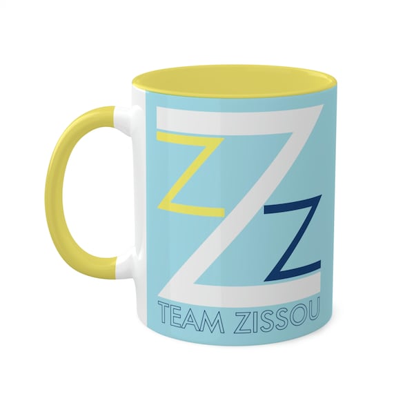 Team Zissou Life Aquatic Wes Anderson Bill Murray Cult Movie Colorful Mugs, 11oz