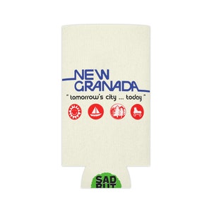 Over The Edge New Granada Cult Film Punk Rock Beer Koozie Can Cooler