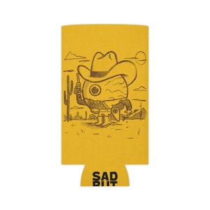 Augapfel Cowboy Retro Vintage Bier Koozie Dose Kühler