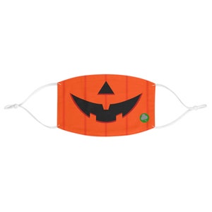 Halloween III Silber Kleeblatt Stoff Gesichtsmaske
