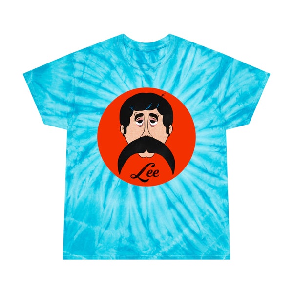 Lee Hazlewood Cartoon Tie-Dye Tee, Cyclone