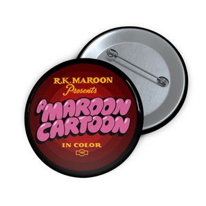 A Maroon Cartoon Who Framed Roger Rabbit Bob Hoskins Robert Zemeckis Steven Spielberg Richard Williams Cult Movie Pin Buttons