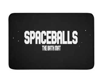 Spaceballs The Bath Mat Mel Brooks Comedy Star Wars Funny John Candy Cult Movie Memory Foam Bath Mat