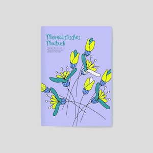 Minimalistische Malbuch | 12 bloemige Malvorlagen | Blumen & Pflanzen