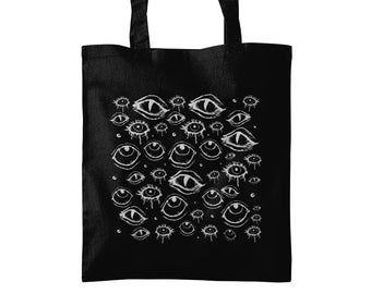 バッグ black eye patch wasted youth tote bag black eye patch wasted youth tote bag