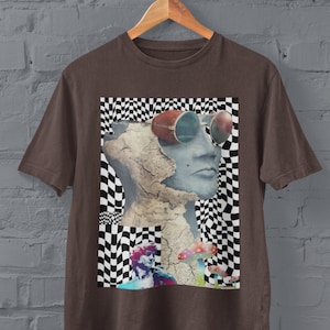 Vintage Mushroom Shirt,Vaporwave Shirt,Retro 80s shirt,Vaporwave Art,Retro T shirt,Cyberpunk,Alt Clothing,Anime Shirt,Aesthetic Shirt